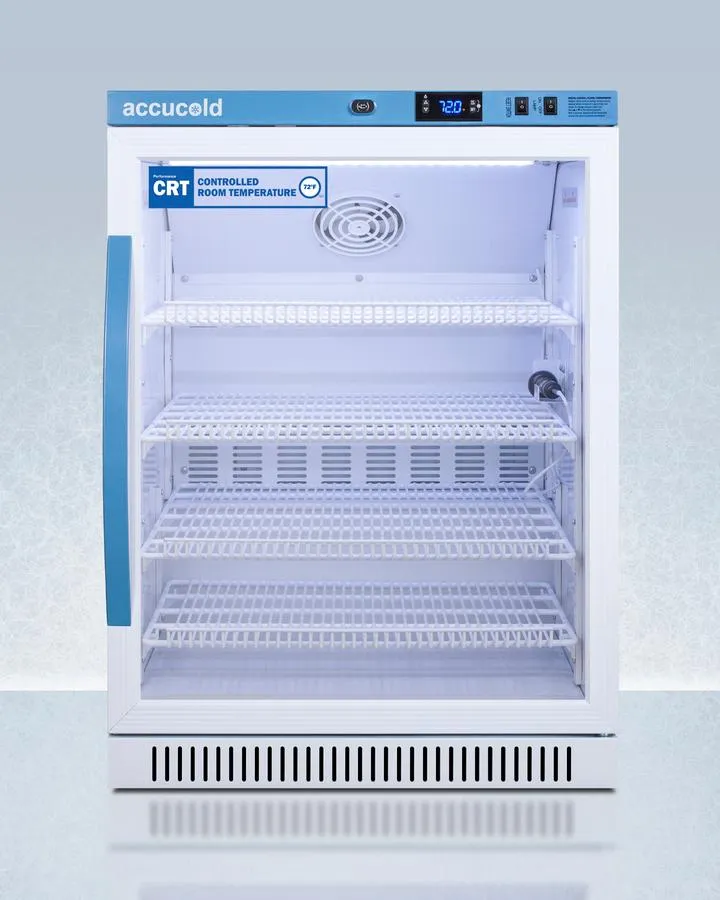 Summit ARG6PVCRT 6 CU.FT. ADA Height Upright Controlled Room Temperature Cabinet