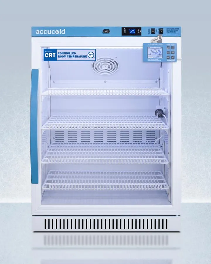 Summit ARG6PVCRT 6 CU.FT. ADA Height Upright Controlled Room Temperature Cabinet