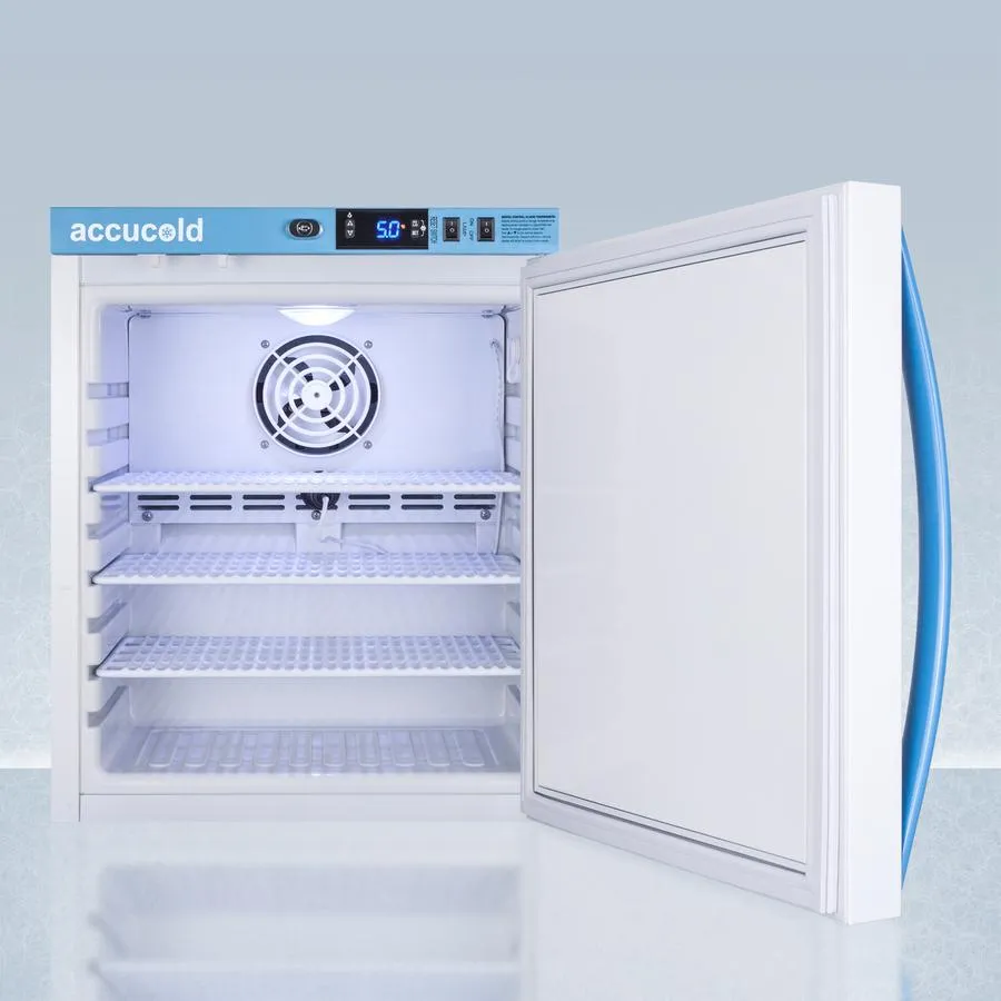 Summit ARS1PV456 1 CU.FT. Compact Vaccine Refrigerator, Certified To Nsf/ansi 456 Vaccine Storage Standard