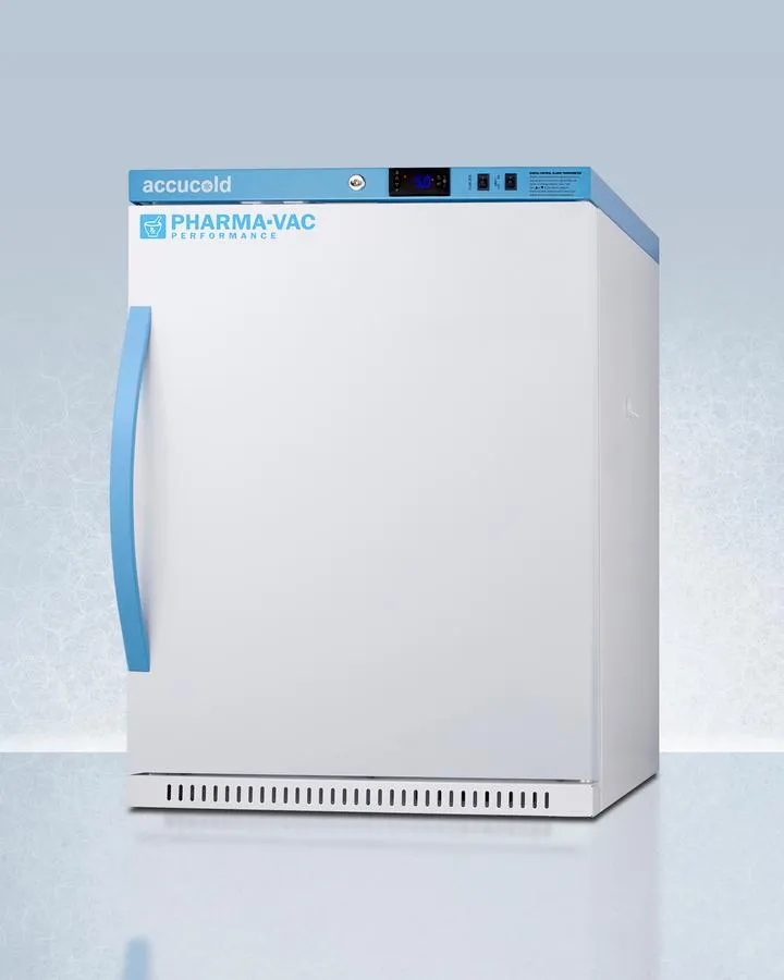 Summit ARS62PVBIADA456 6 CU.FT. ADA Height Vaccine Refrigerator, Certified To Nsf/ansi 456 Vaccine Storage Standard