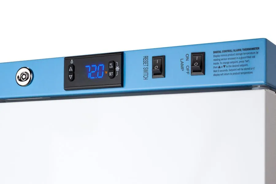 Summit ARS62PVBIADACRT 6 CU.FT. Upright Controlled Room Temperature Cabinet, ADA Height