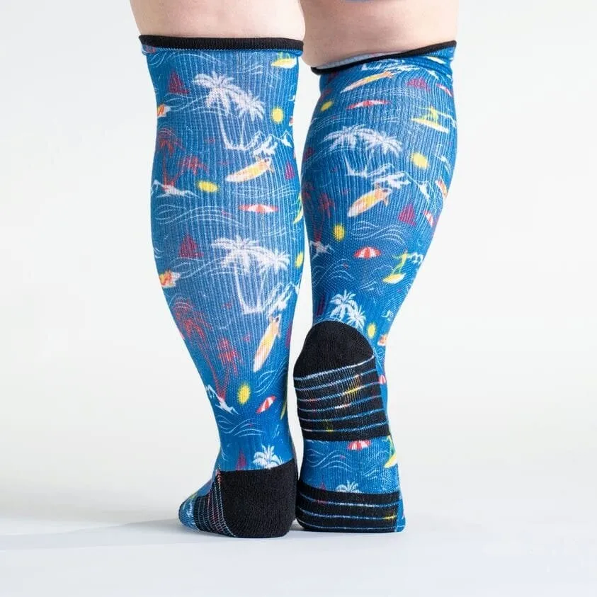 Surfs up Diabetic Compression Socks
