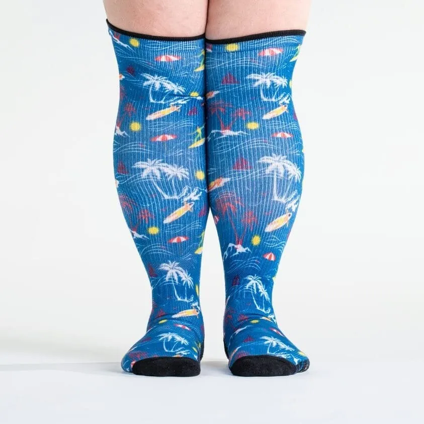 Surfs up Diabetic Compression Socks