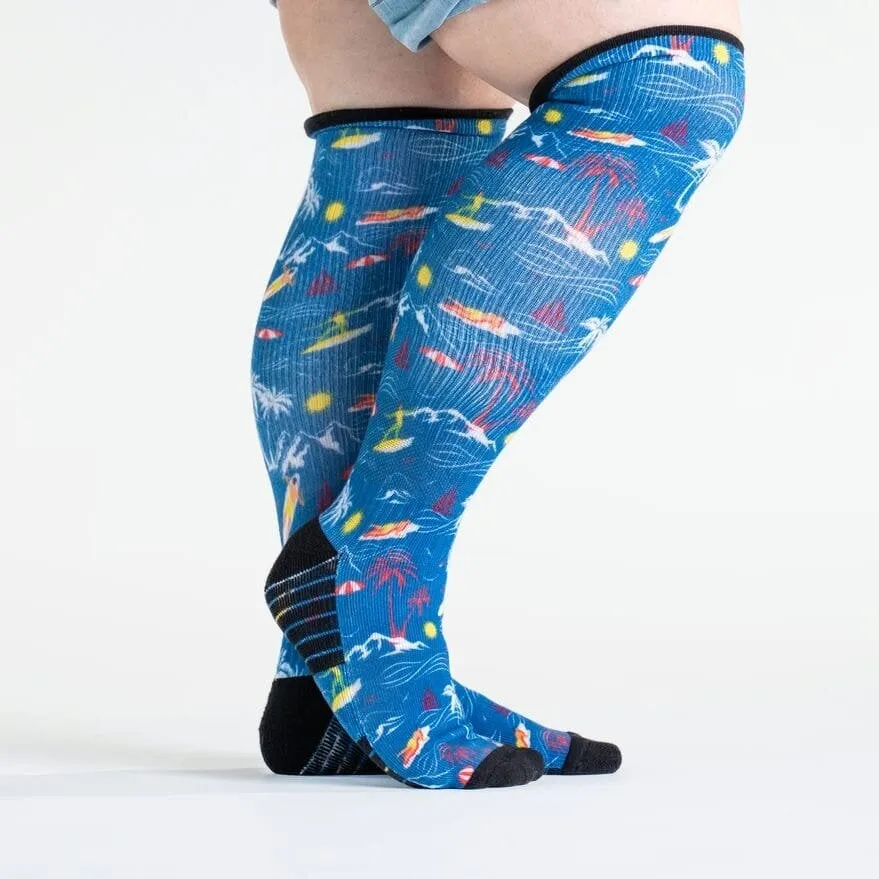 Surfs up Diabetic Compression Socks