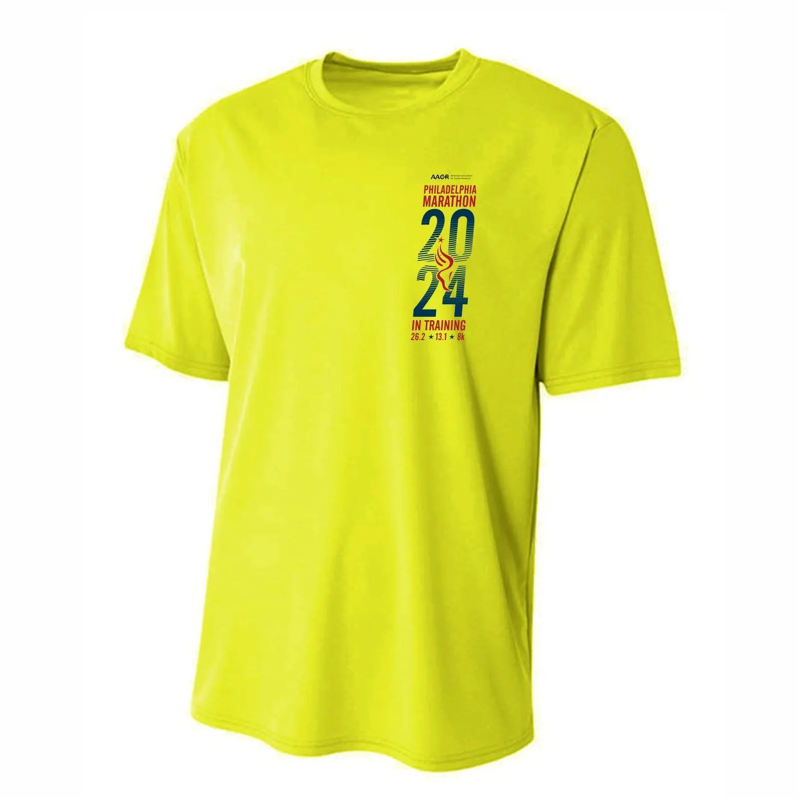 Tech UPF40  Tee -Hi Viz- 2024 In Training ("Loose Fit")