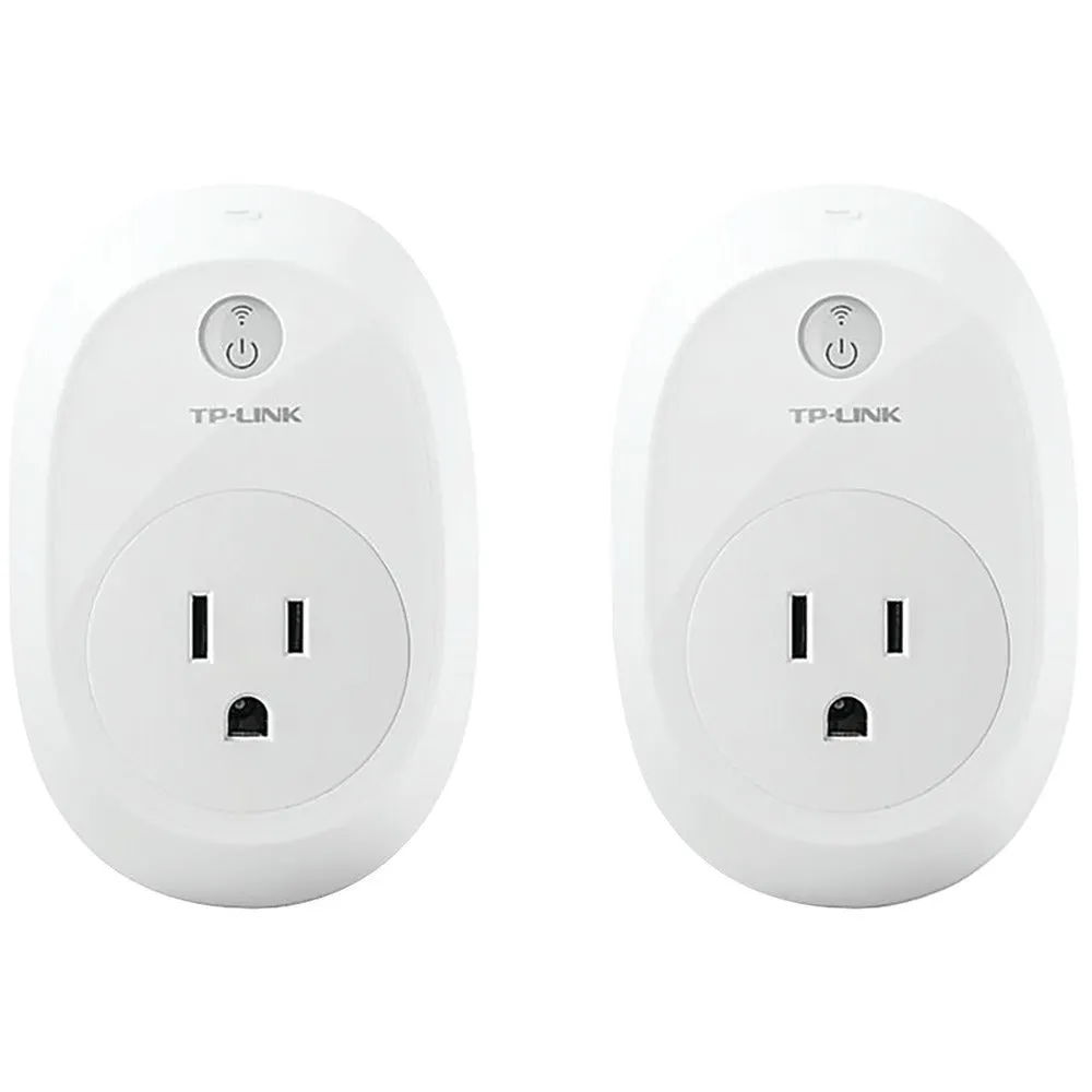 TP-LINK HS110 KIT Wi-Fi(R) Smart Plug with Energy Monitoring, 2 pk