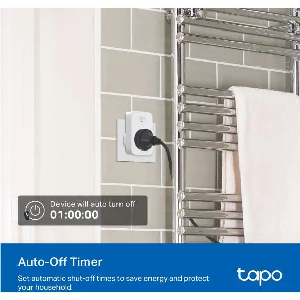 TP-Link Tapo Mini Energy Monitoring Smart Plug (Matter Compatible)