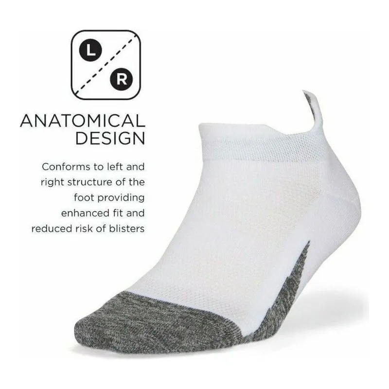 Unisex Elite Ultra Light No Show Tab 23 - White