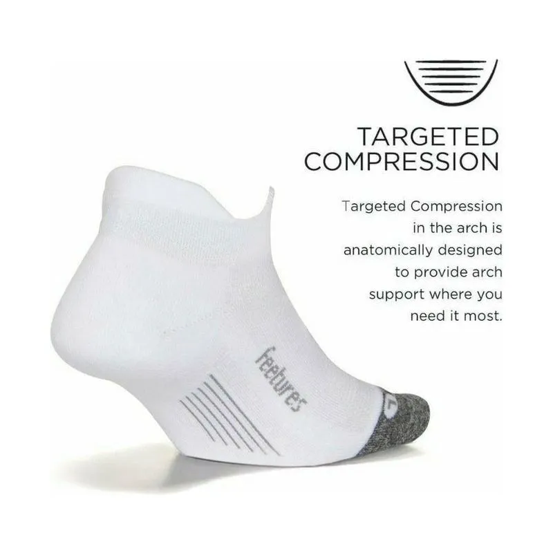 Unisex Elite Ultra Light No Show Tab 23 - White