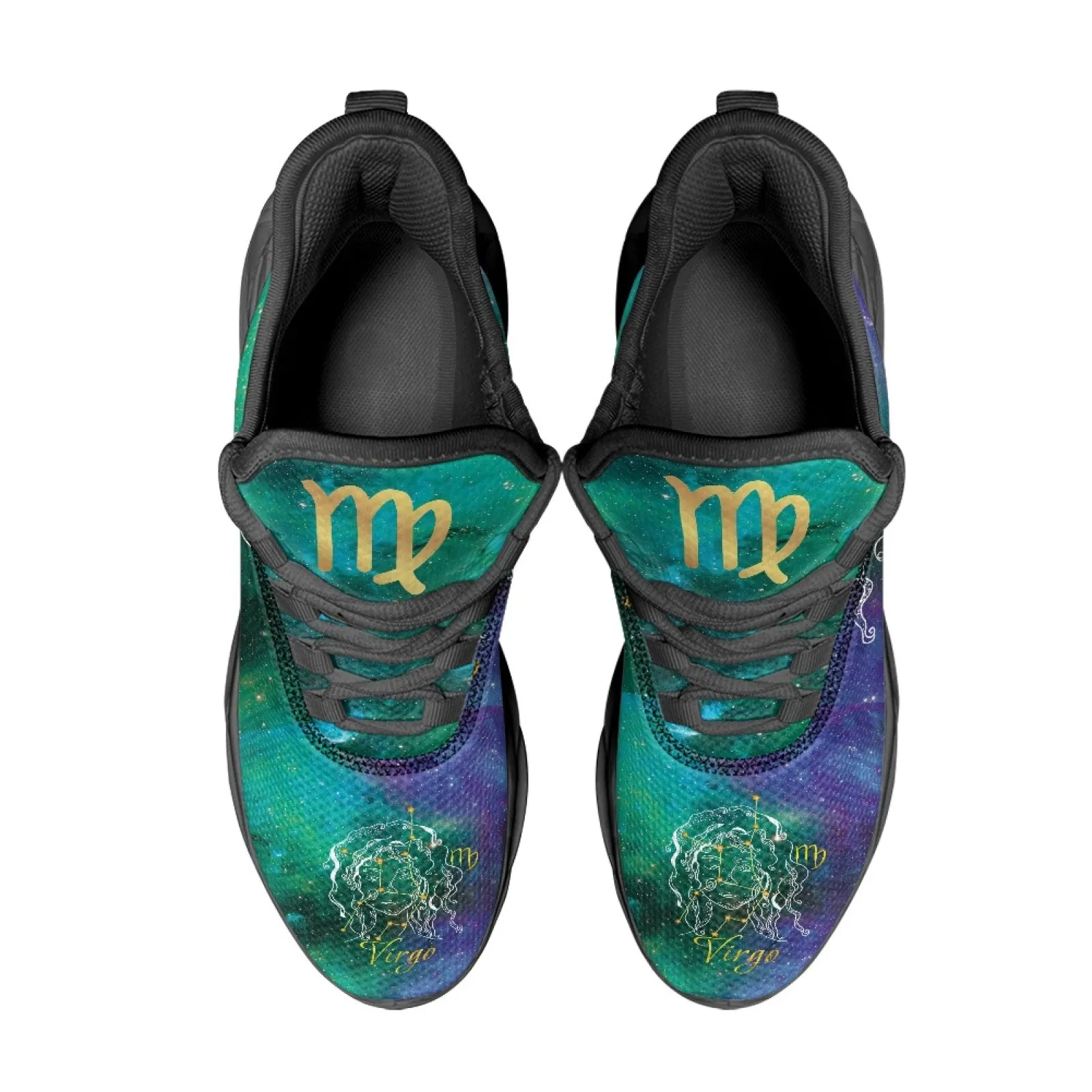 Virgo Zodiac Print on Demand Artwork Max Sole Athletic Shoes