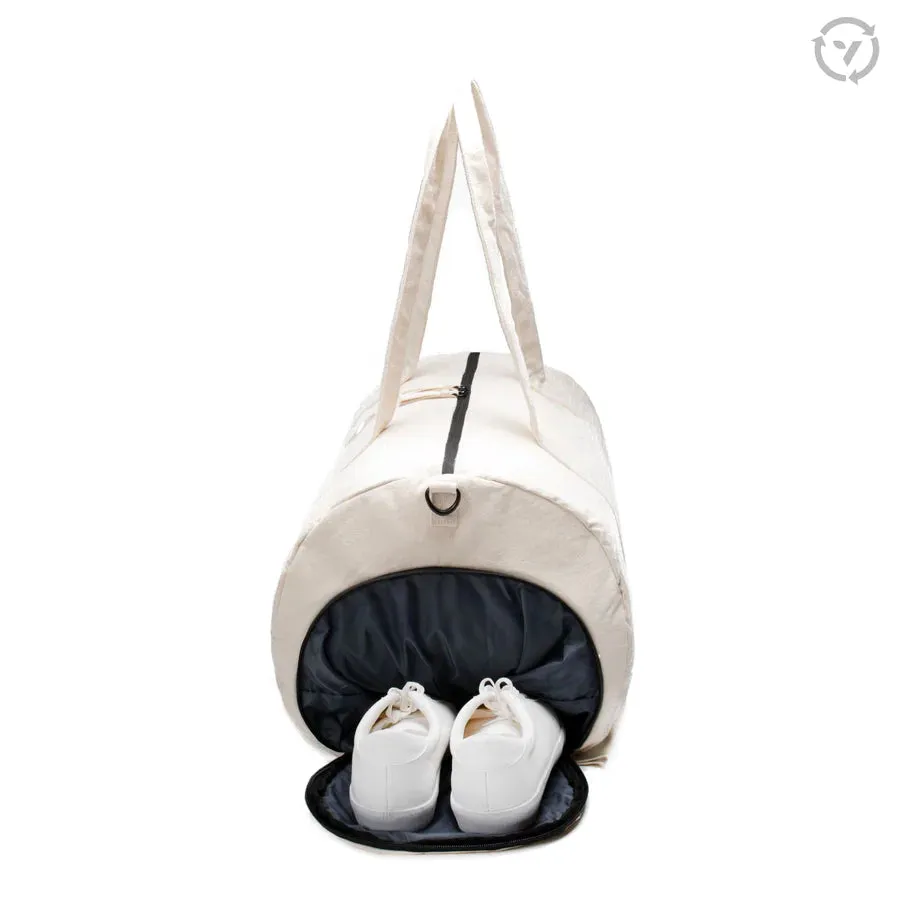 VOORAY Savanna Weekender Duffel - Natural Cotton