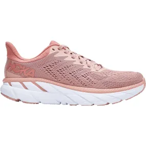 Women's Hoka One One Clifton 7 Misty Rose/Cameo Brown Mesh
