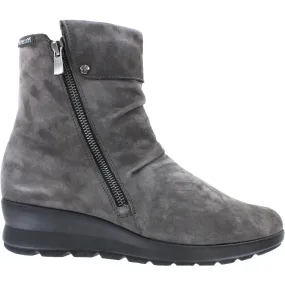 Women's Mephisto Phila Grey Velcalf Suede
