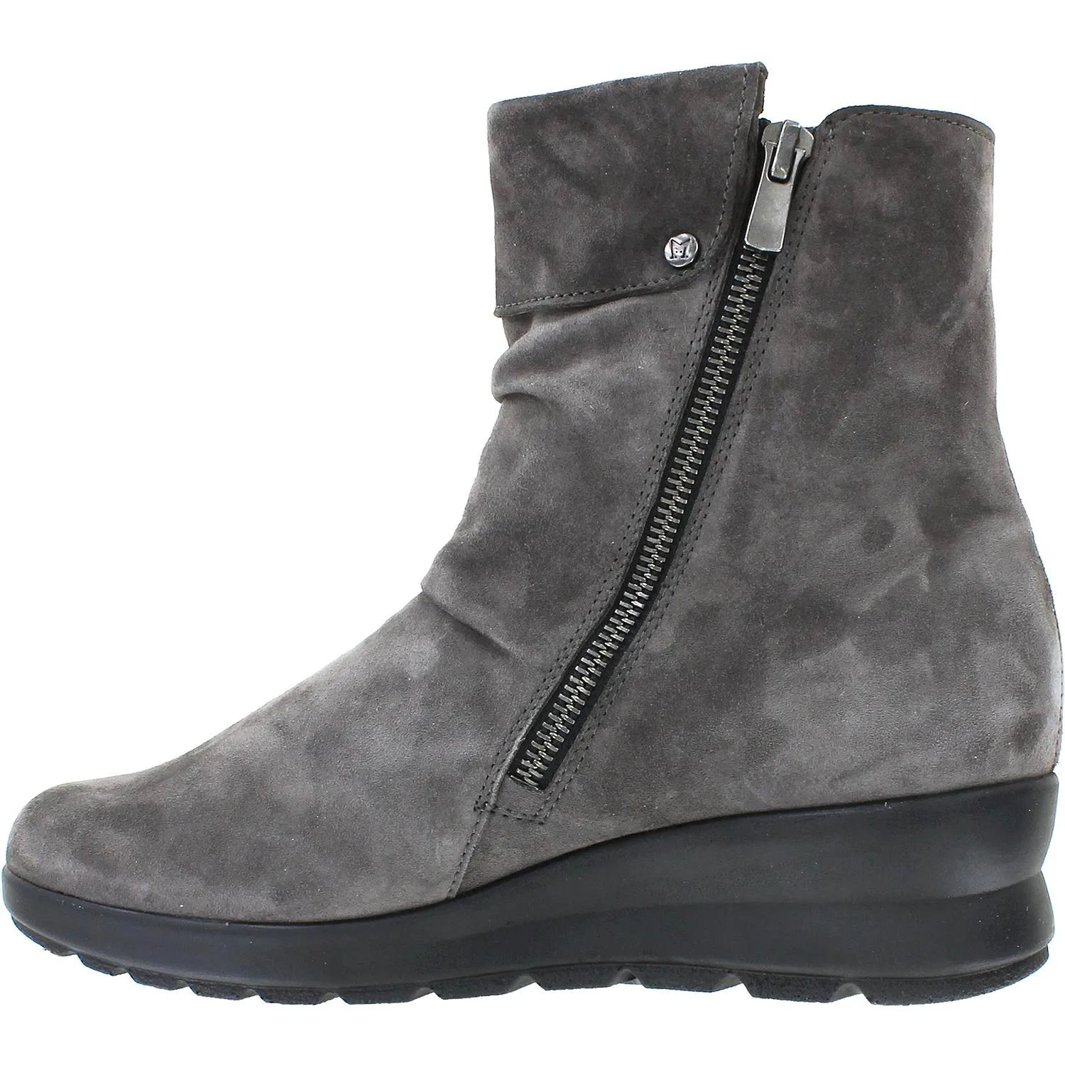 Women's Mephisto Phila Grey Velcalf Suede